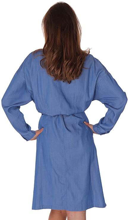 LEE EYELET DRESS DAMSKA SUKIENKA DIPPED BLUE L50MFXLA 112111356