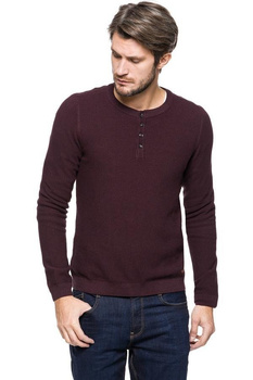 TOM TAILOR STRUCTURED HENLEY SLATE ROSE 3019350.00.10 COL. 5474