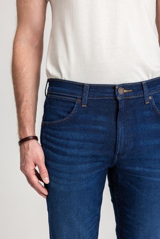 WRANGLER MĘSKIE SPODNIE JEANSOWE WRANGLER LARSTON NIGHT SHADE 112350845