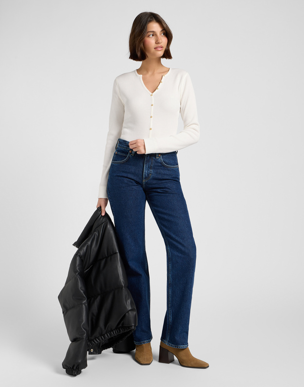 DAMSKIE SPODNIE JEANSOWE LEE RIDER CLASSIC GOOD FEEDBACK 112370909