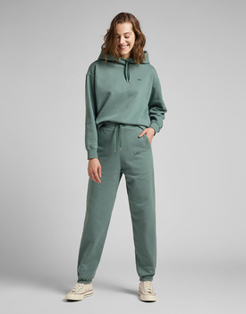 LEE LOOSE HOODIE DAMSKA BLUZA Z KAPTUREM STEEL GREEN L53BTXTY 112144099