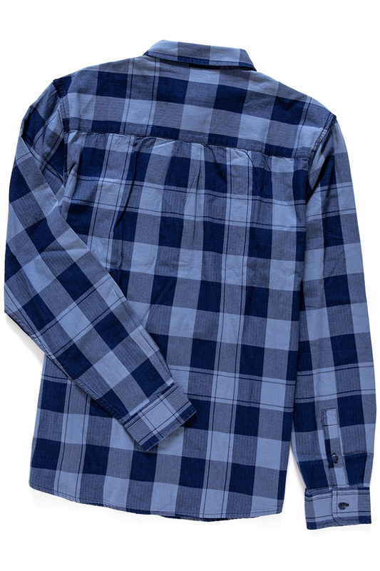 WRANGLER L/S 2PKT SHIRT BLUE W57615EPN