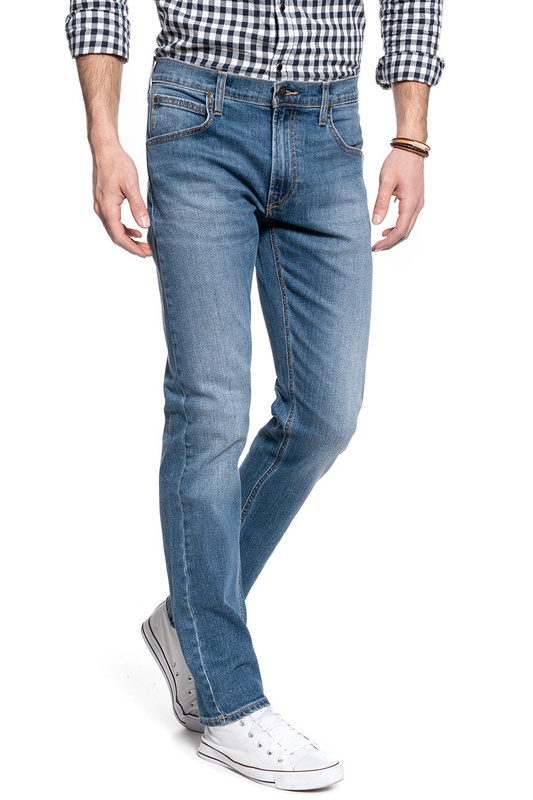 LEE DAREN ZIP FLY MĘSKIE SPODNIE JEANSOWE BROKEN BLUE L707DXSX 112118100
