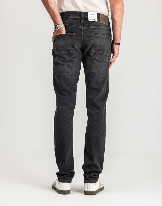 MUSTANG VEGAS SLIM MĘSKIE SPODNIE JEANSOWE JEANSY DŻINSY DENIM BLACK 1015044 4000 883