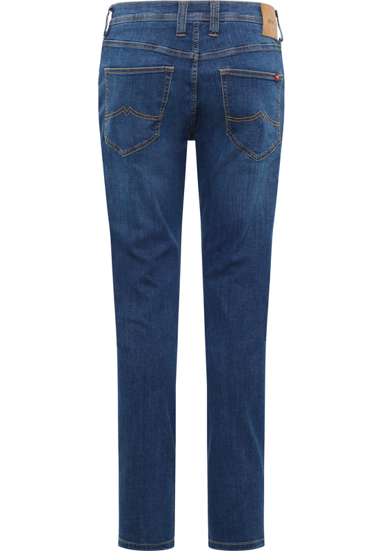 Męskie Spodnie Jeansowe Mustang Style Oregon Slim Denim Blue 1016318 5000 502