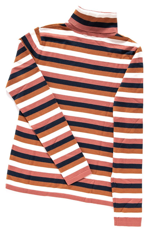DAMSKI SWETER WRANGLER TURTLENECK CANYON ROSE W8094PJTB