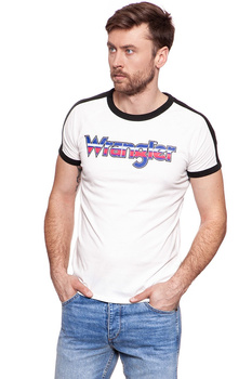 KOSZULKA WRANGLER RAGLAN TEE VAPOROUS GRAY W7B77FKWV 112131547