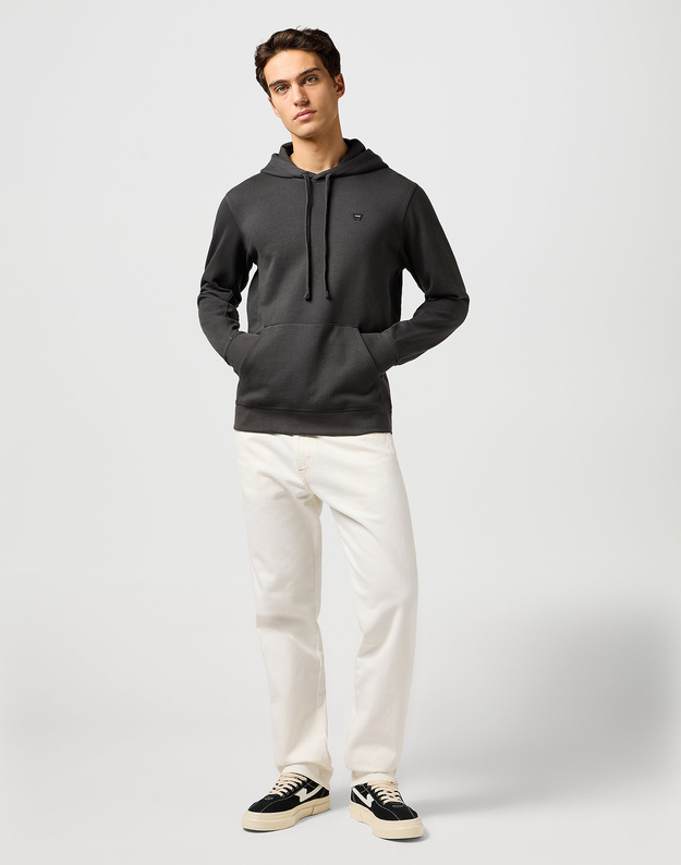 MESKA BLUZA WRANGLER SIGN OFF HOODIE FADED BLACK 112364289