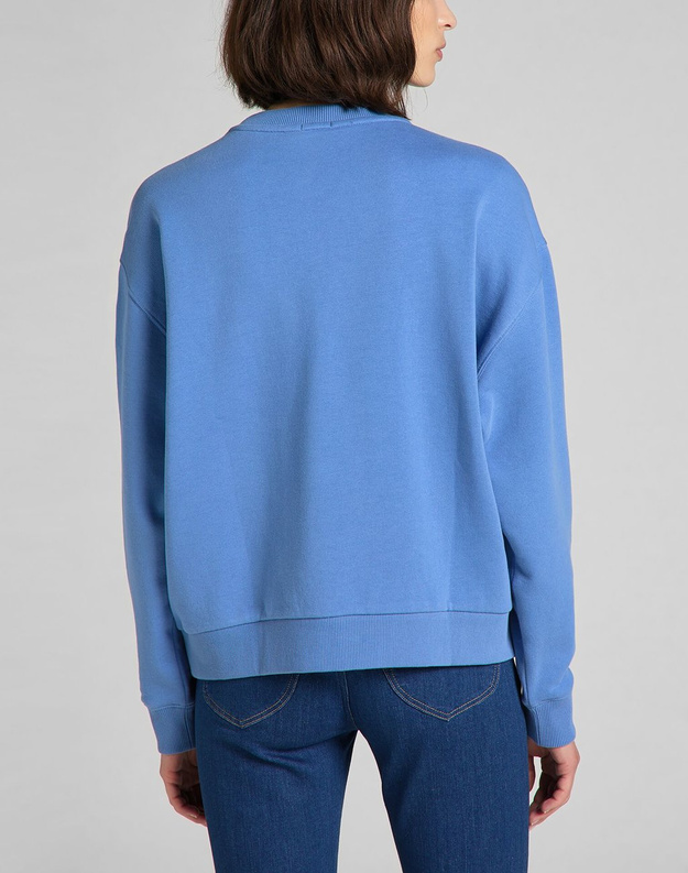 LEE CREW SWS DAMSKA BLUZA KLASYCZNA BLUE YONDER L53LRYSV 112140250