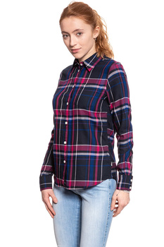 KOSZULA WRANGLER LS SHIRT BRIGHT ROSE W5241ORVC 112129367