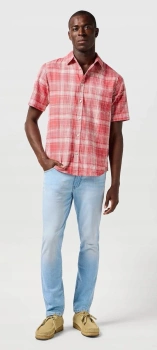 MESKIE SPODNIE  WRANGLER LARSTON SPUR STITCHED 112362434