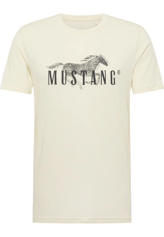 Męski T-Shirt Mustang Style Austin Light Gray 1015652 3003