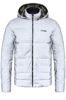 WRANGLER PUFFER JACKET REFLECTIVE GREY W4725X4VF 112129013
