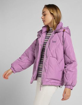 LEE SHORT PUFFER DAMSKA KURTKA PUCHOWA LOGO PANSY L55LEV63 112320687