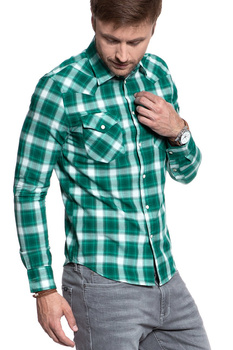 KOSZULA LEE WESTERN SHIRT EVERGREEN L643GIEB 112115349