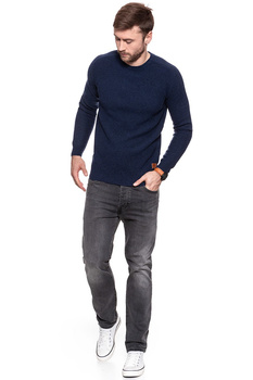 MĘSKI SWETER WRANGLER STRUCTURAL KNIT NAVY W8627P135 112132331
