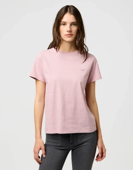 DAMSKA KOSZULKA WRANGLER SIGN OFF TEE KEEPSAKE LILAC 112370740