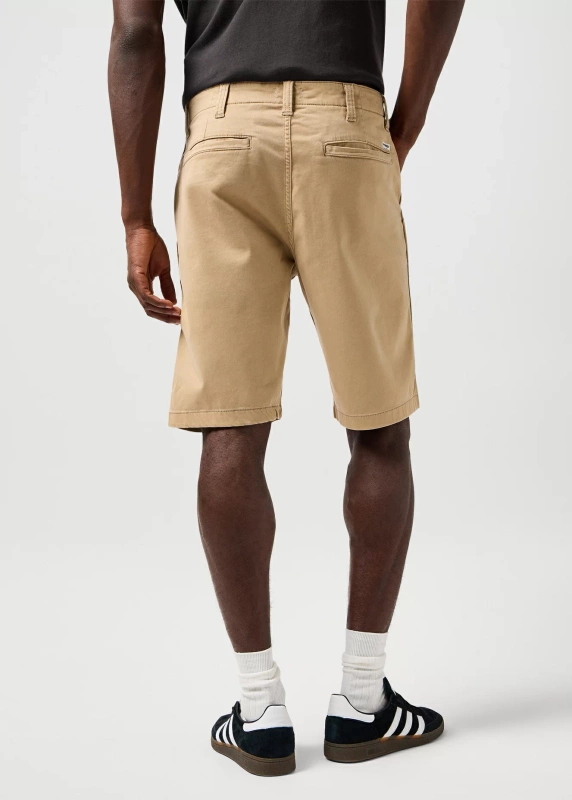MESKIE SPODENKI WRANGLER CHINO SHORT PLAZA TAUPE 112362349