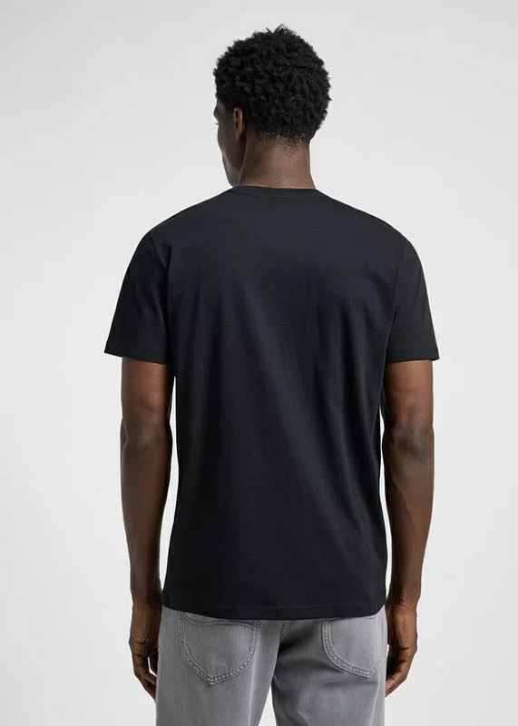 MESKA KOSZULKA LEE SS PATCH LOGO TEE UNIONALL BLACK 112367186