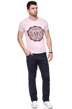 KOSZULKA WRANGLER OVERDYE TEE PEPPA PINK W7B36EBU6 112131461