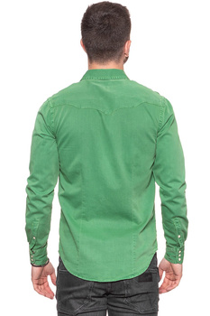 WRANGLER WESTERN SHIRT FAIRWAY GREEN W5965MV1Q