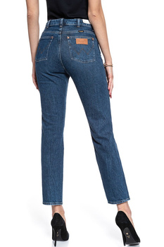 WRANGLER RETRO-STRAIGHT DAMSKIE SPODNIE JEANSOWE DEEP OCEAN W238WB86X 112127886