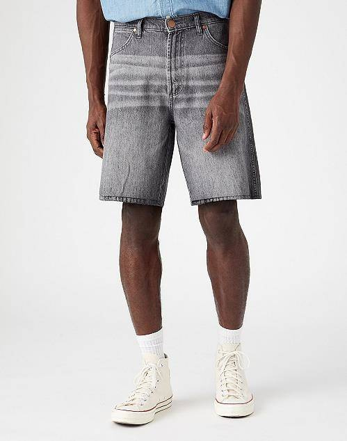 WRANGLER REDDING SHORTS MĘSKIE SZORTY SPODENKI COAL GREY W11ACE31F 112145746