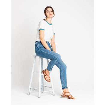 SPODNIE DAMSKIE LEE SCARLETT SKINNY HIGH WAIST MID VESTA L626LYQV 112114273