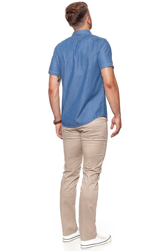 LEE BUTTON DOWN SS MEDIEVAL BLUE TALL L886JO13 112123664