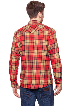 KOSZULA WRANGLER LS WESTERN SHIRT SALSA RED W5969SZWN 112129819