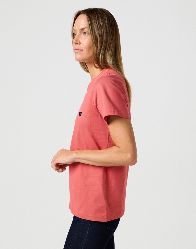 DAMSKA KOSZULKA WRANGLER REGULAR TEE MINERAL RED 112362782