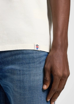 MESKA KOSZULKA LEE SS HENLEY SHIRT ECRU 112363862