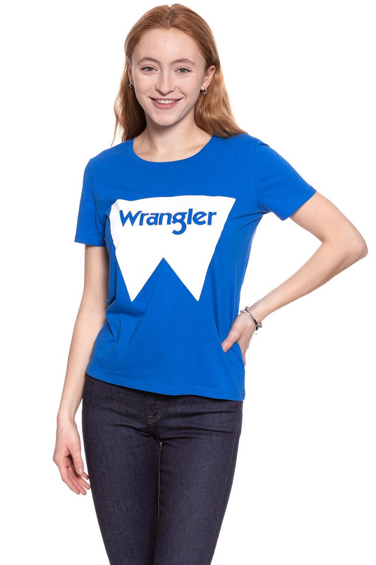 WRANGLER T SHIRT DAMSKI FESTIVAL TEE VICTORIA BLUE W7016EVJS 112130892