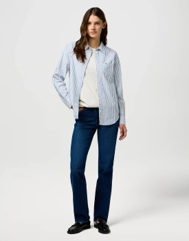 DAMSKA KOSZULA WRANGLER 1 PKT SHIRT WRANGLER BLUE 112370778