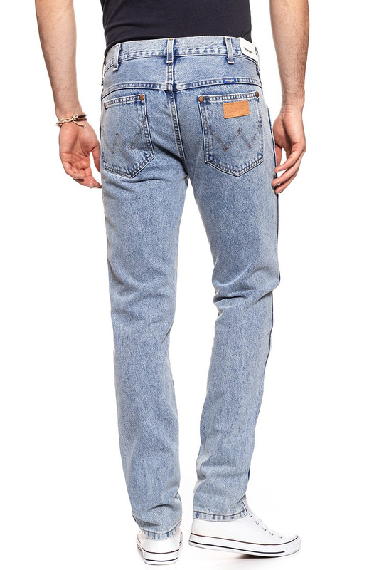 SPODNIE MĘSKIE WRANGLER REGULAR TAPERED BY SPEEDY BLUE W11R05184 112126025