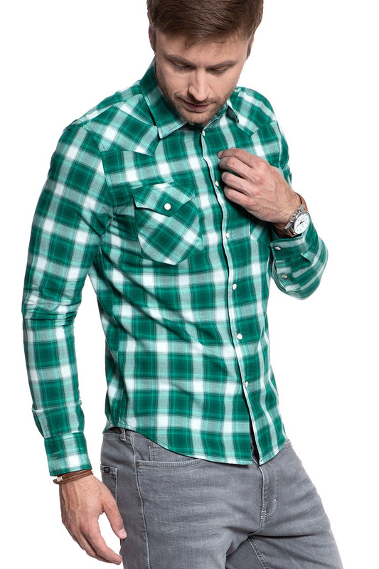 KOSZULA LEE WESTERN SHIRT EVERGREEN L643GIEB 112115349