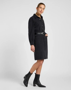 DAMSKA SUKIENKA LEE LONG SLEEVE DRESS DARK MEMORY 112370995