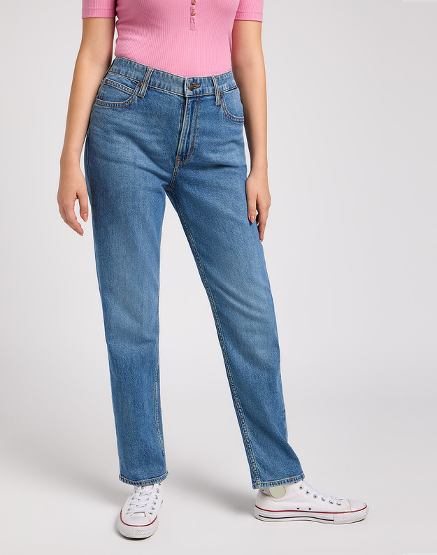 LEE DAMSKIE SPODNIE JEANSOWE CAROL HIT OF BLUE 112350789
