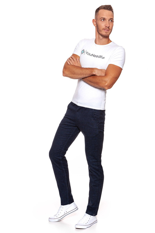 LEE SPODNIE MĘSKIE CHINO BLUE TEXT L768KV19 112121059