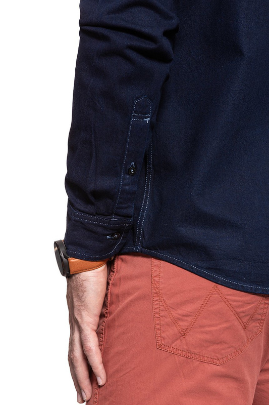 LEE BUTTON DOWN CLEAN BLUE L880FTQP 112123087