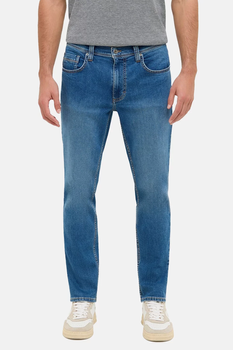 Męskie Spodnie Jeansowe Mustang Style Washington Straight Denim Blue 1016814 5000 582