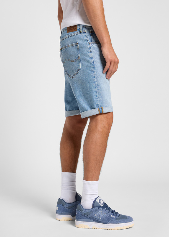 MESKIE SPODENKI LEE 5 POCKET SHORT DWIGHT LIGHT 112363931