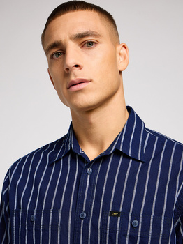 WRANGLER MĘSKA KOSZULA LEE WORKER SHIRT 2.0 INDIGO WIDE 112349938