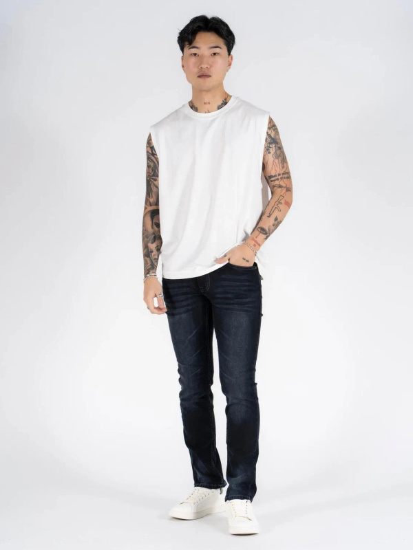 Męskie Spodnie Jeansowe Marcus Felix Jeans 2117 Twilight Blue 14-200208