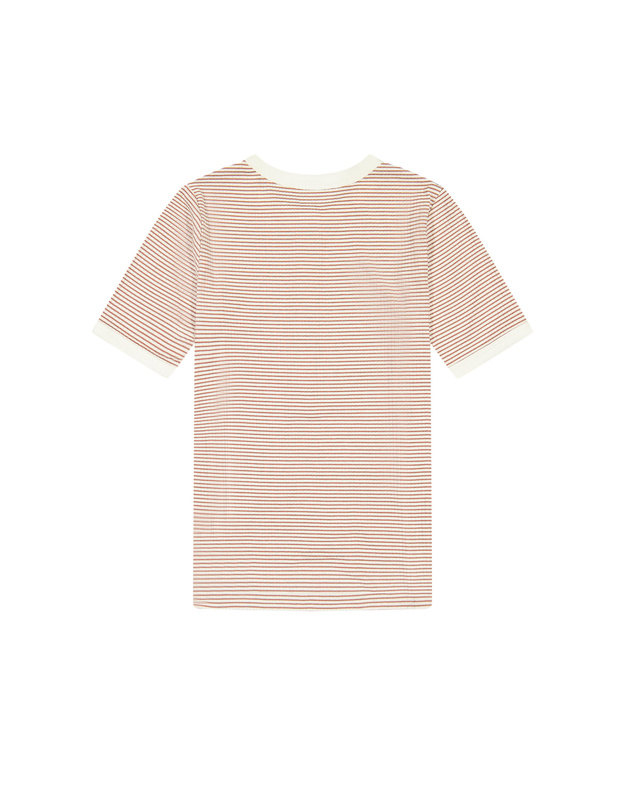 DAMSKA KOSZULKA WRANGLER FEMME KNIT HENLEY COGNAC 112370741