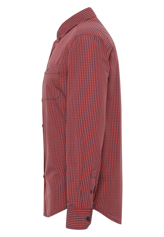 Męska Koszula MUSTANG Chester Gingham Check Orange Navy 1014765 12549