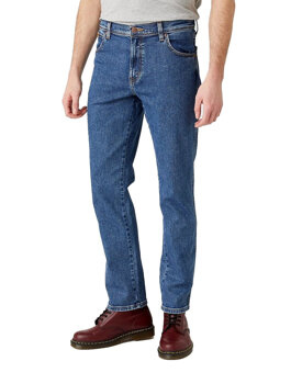 MĘSKIE SPODNIE JEANSOWE WRANGLER TEXAS SLIM STONEWASH W12S33010 112141144