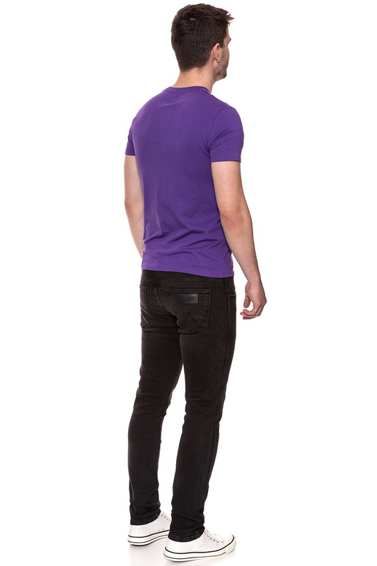 KOSZULKA WRANGLER LOGO TEE TROPICAL PURPLE W7B62FQW3 112131518