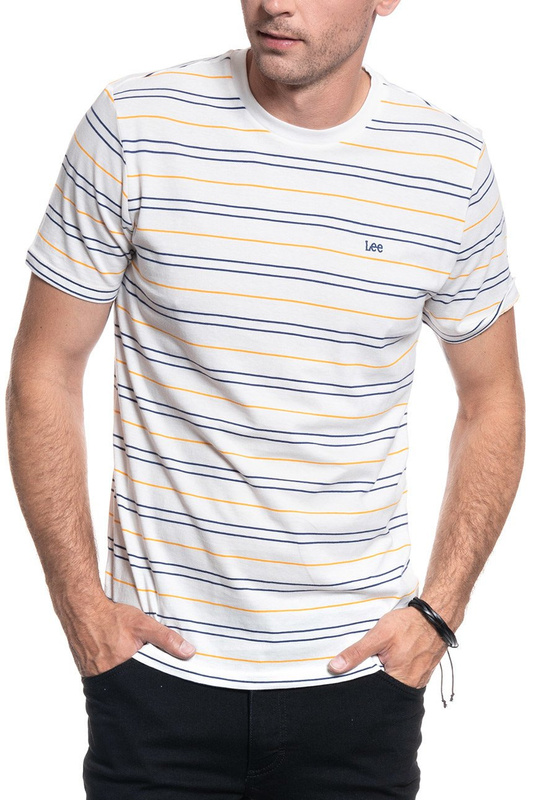 LEE STRIPE TEE RADIANT YELLOW L62FFPLG 112114553