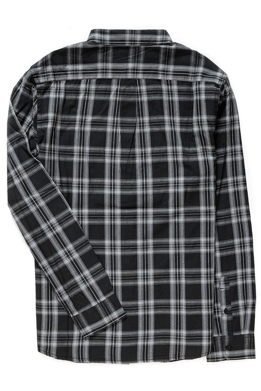 WRANGLER LS 1 PKT SHIRT MĘSKA KOSZULA W KRATĘ DŁUGI RĘKAW BLACK W5A14M100 112129955